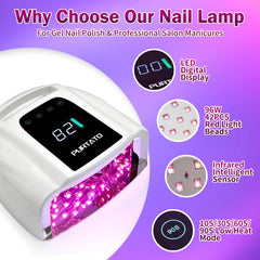 Purtato LCD control panel with timer for precise curing benefit