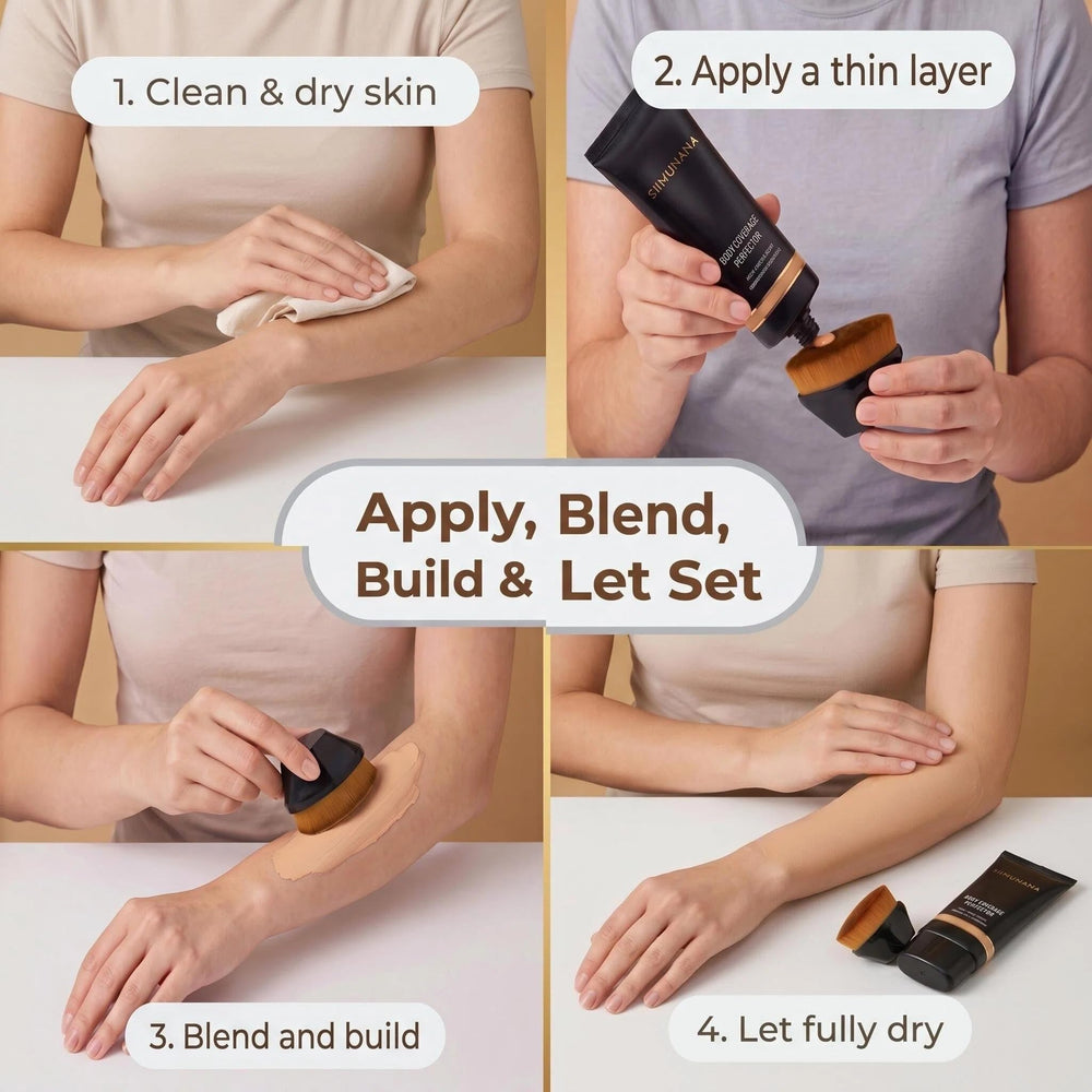 put girl travel pouch with tube and brush for on-the-go touch ups