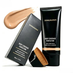 put girl front packaging showing shade and benefits for confident coverage