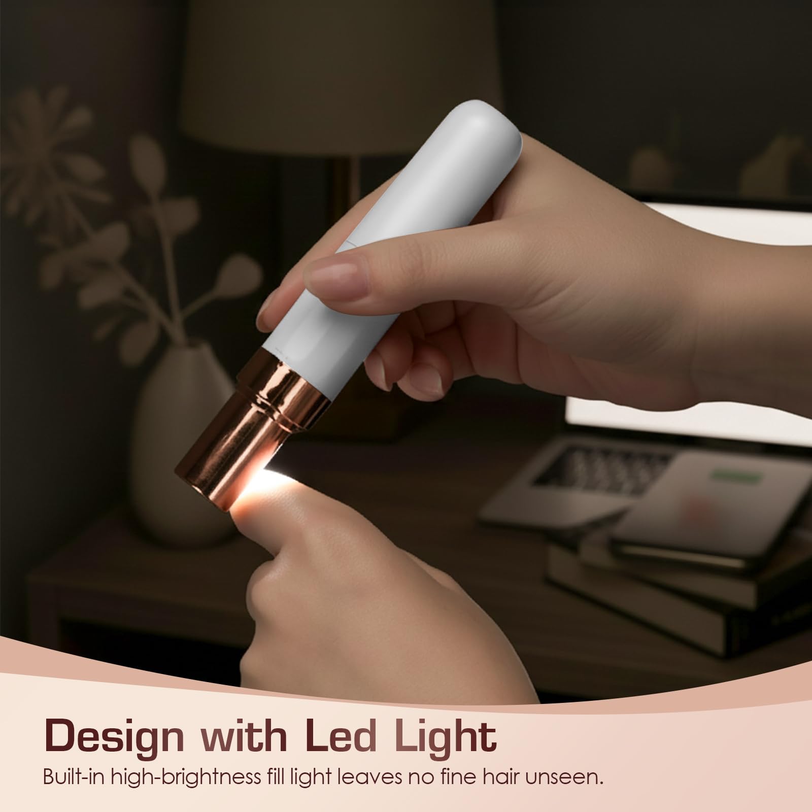 pxiluyna epilator used on leg showing full-body versatility and smooth finish