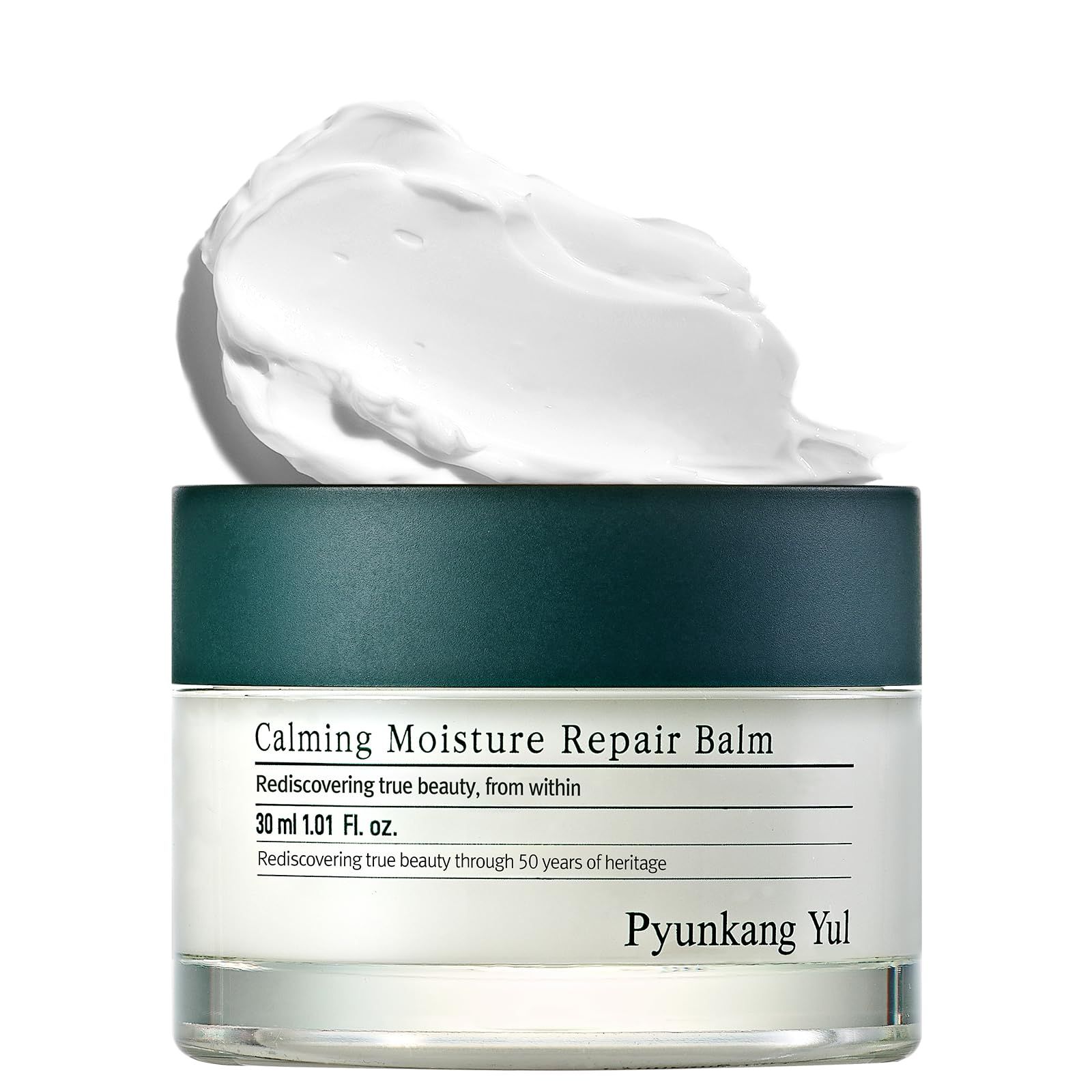 Pyunkang Yul front packaging showing calm minimalist balm, conveys clean formula benefit