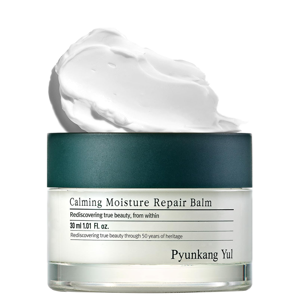 Pyunkang Yul front packaging showing calm minimalist balm, conveys clean formula benefit