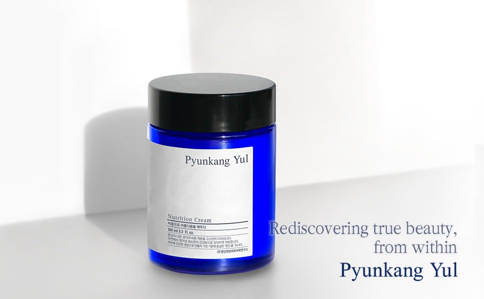 Pyunkang Yul cream on hand demonstrating fast absorption and soft feel