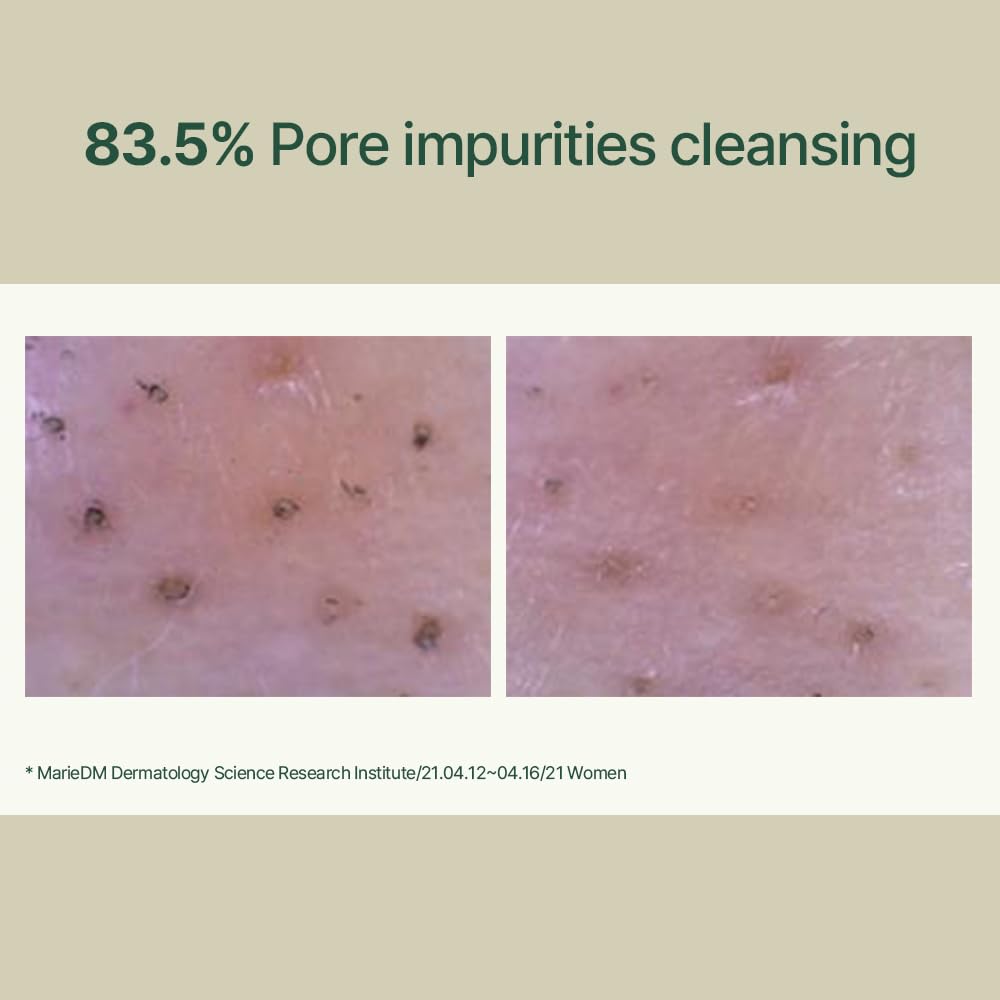 Pyunkang Yul ingredient label highlighting tea tree and hyaluronic acids benefit