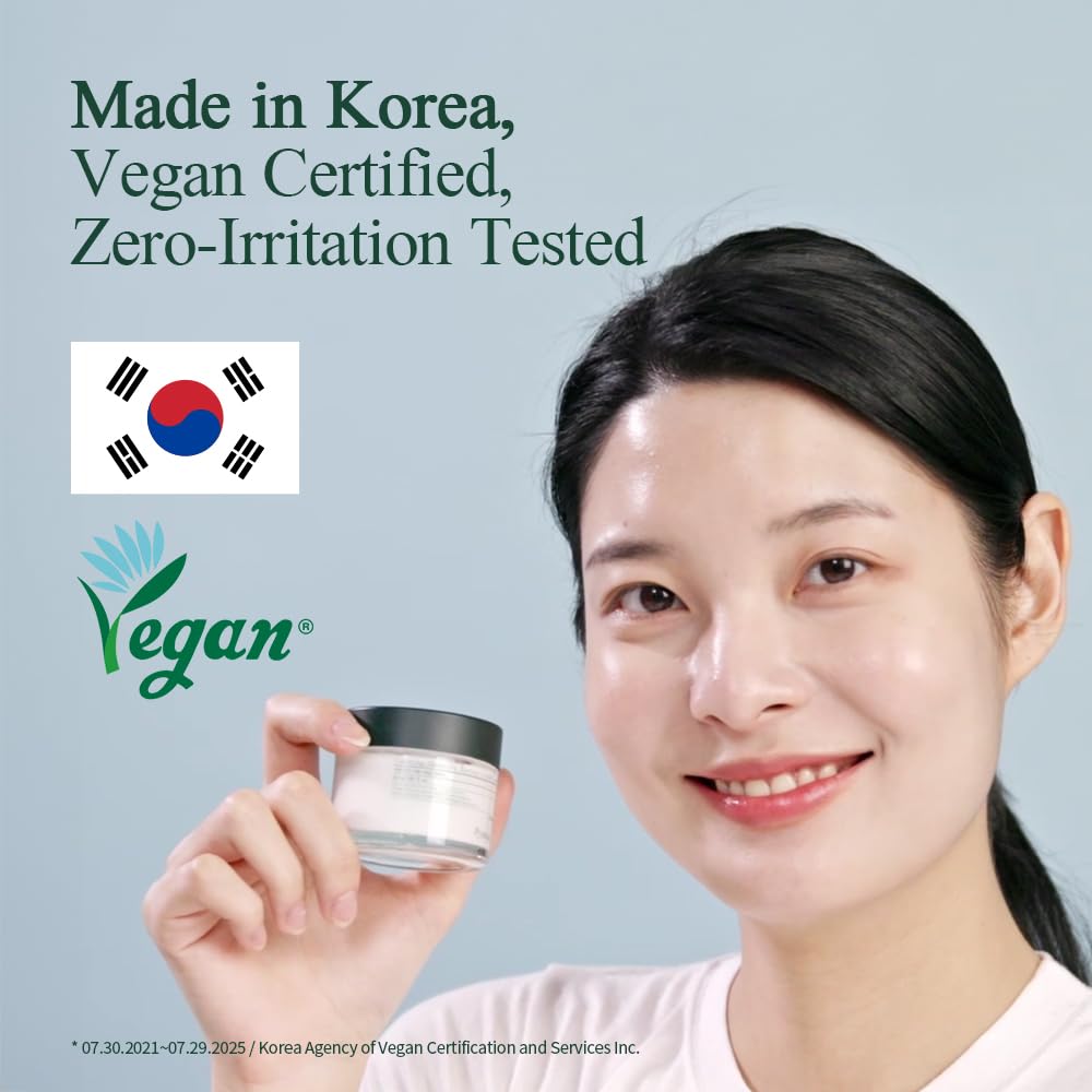 Pyunkang Yul jar in hand for size comparison showing travel-friendly benefit