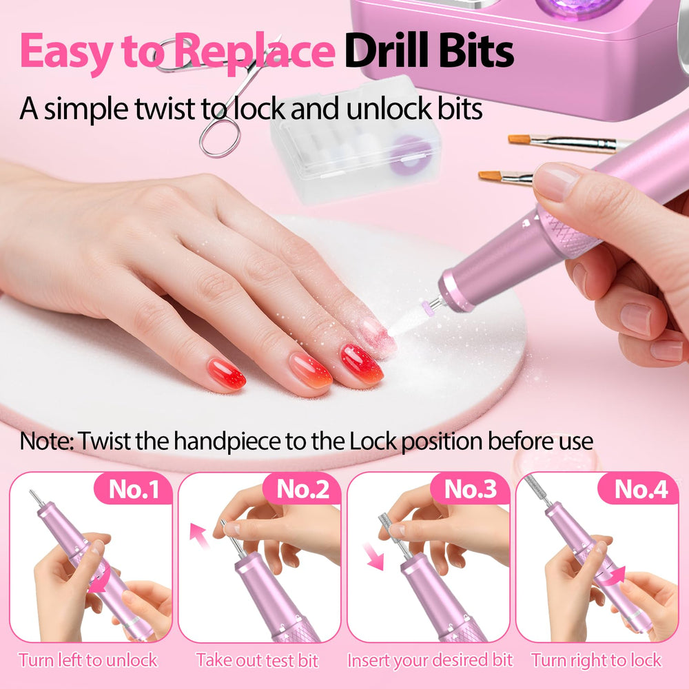 PYVOLA assortment of 12 drill bits and 6 sanding bands for versatile tasks