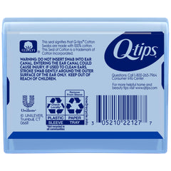 Q-tips closeup of cotton tip highlighting soft precise cleaning benefit