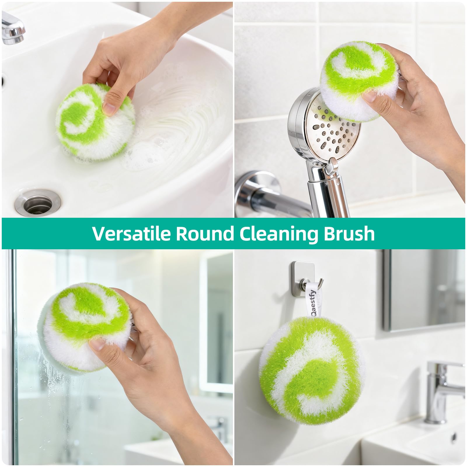 Qaestfy handle fully extended to 51 inches for back-friendly reach