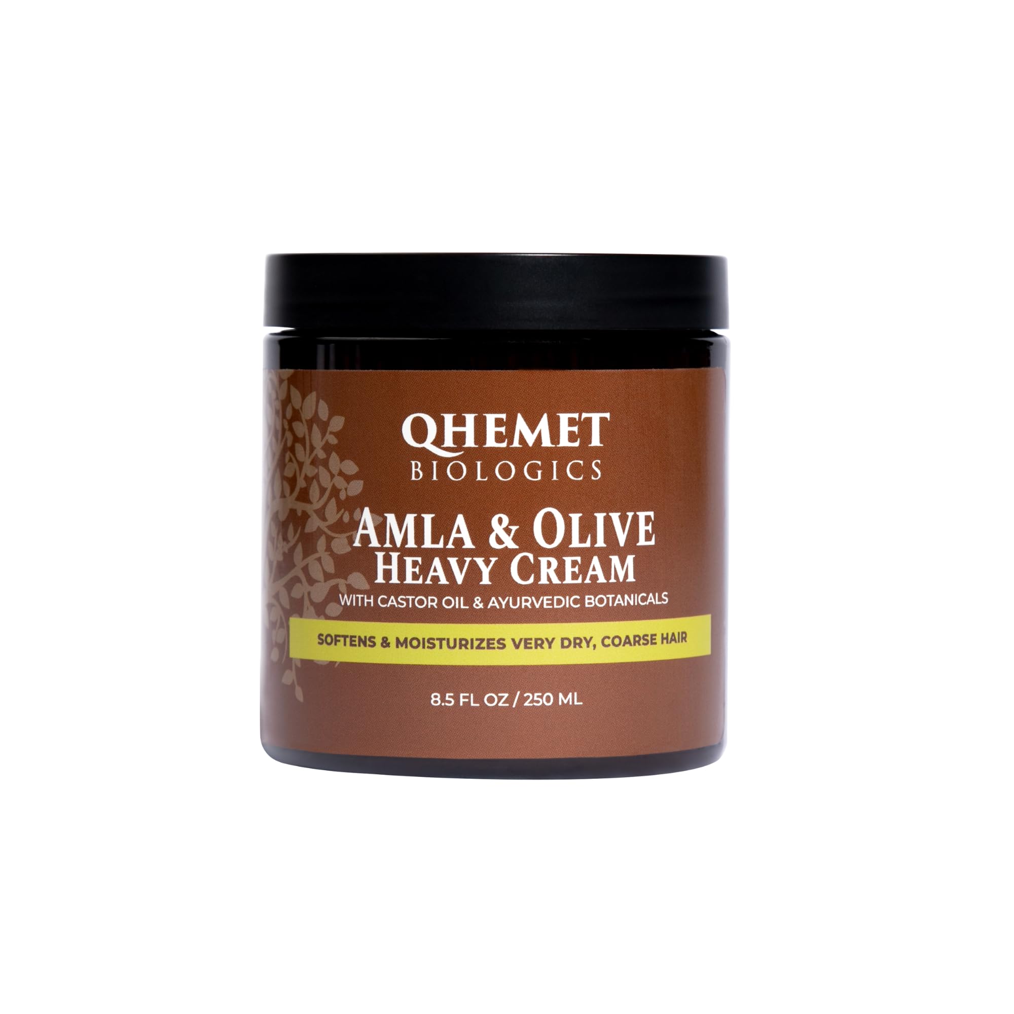 Qhemet Biologics jar front view showing product branding and benefit