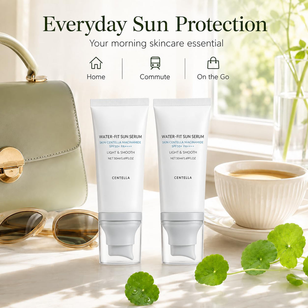 QIAOREYIFAG sunscreen in a beach bag representing daily sun protection benefit