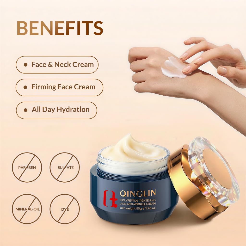 QINGLIN cream applied on hand demonstrating quick absorption benefit