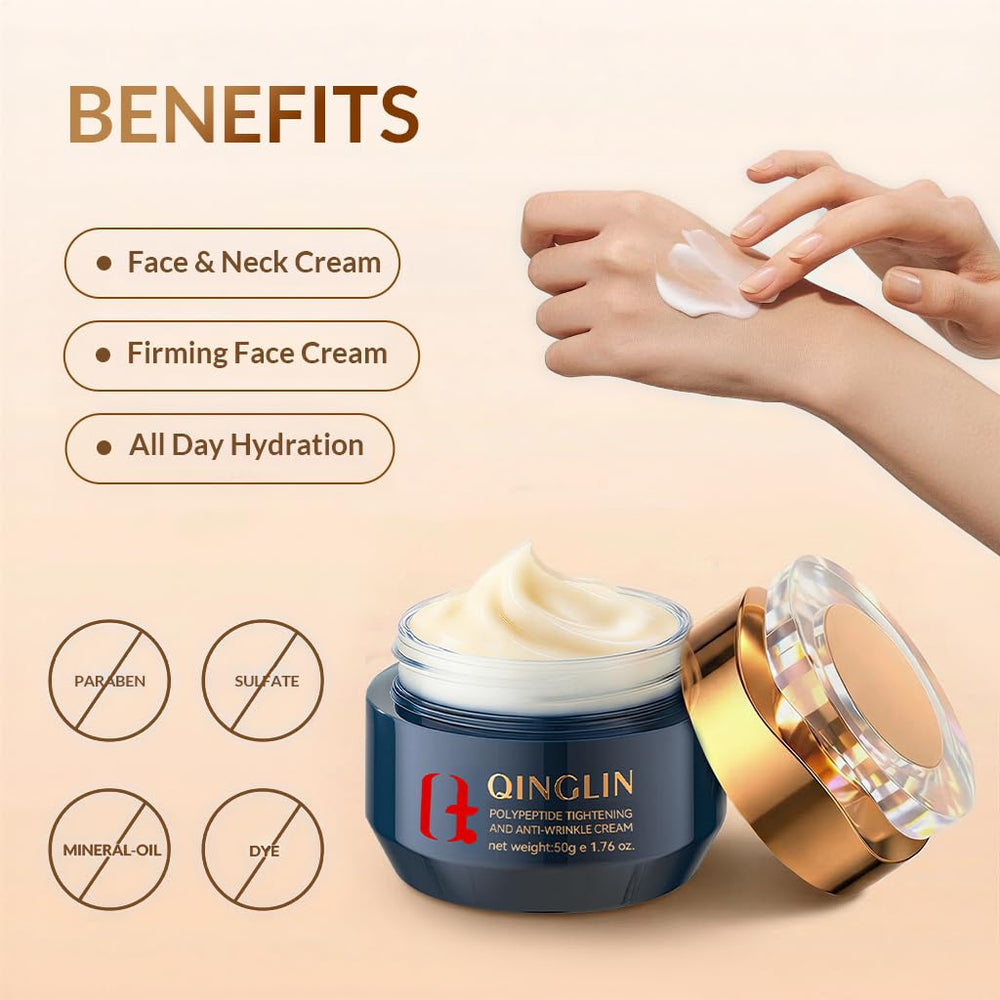 QINGLIN cream applied on hand demonstrating quick absorption benefit