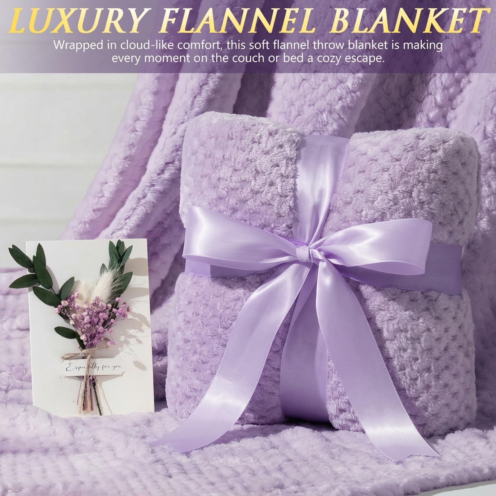 Qinline lavender soy candle and heart bath bomb creating a calming spa-like atmosphere