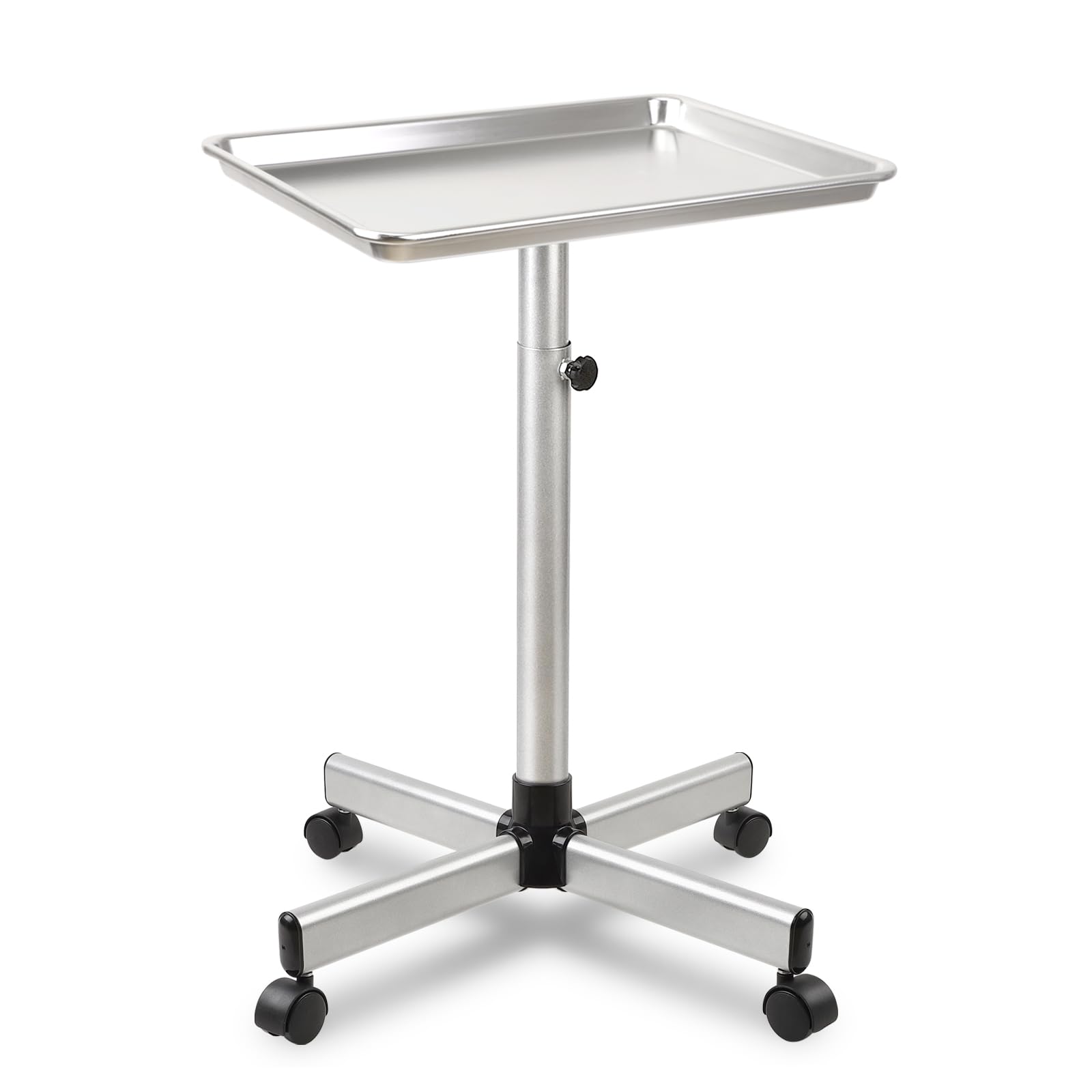 Qinrunkoi front view of tray on wheels showing mobility benefit
