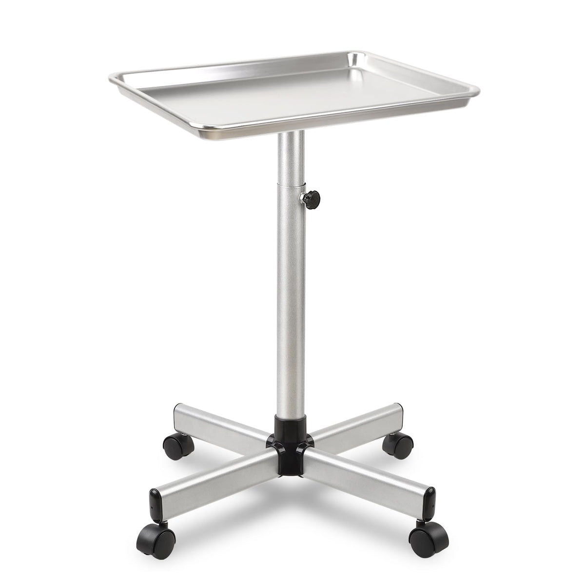 Qinrunkoi front view of tray on wheels showing mobility benefit