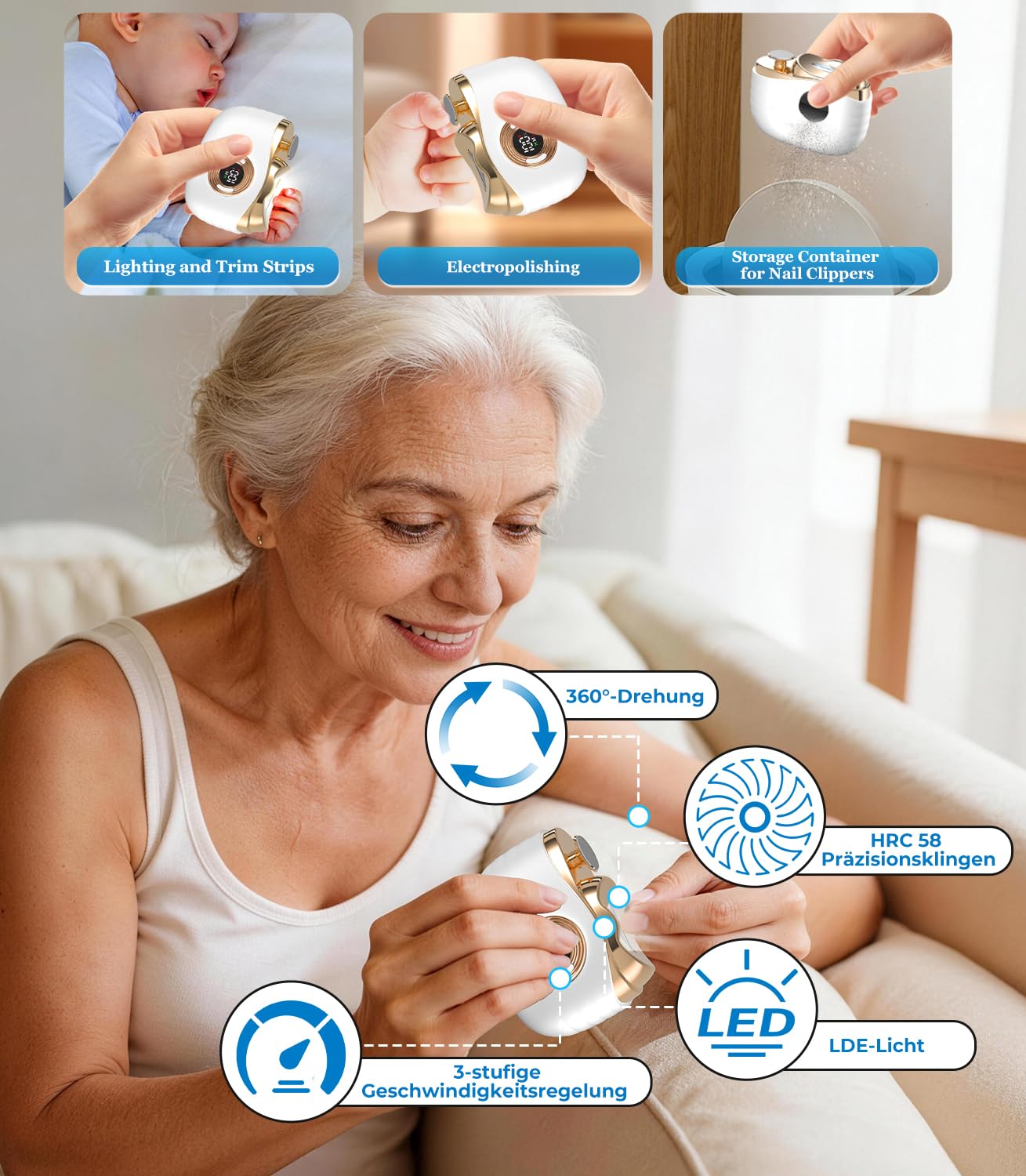 qitquns Upgrad held in hand to show size and ergonomic control for everyday use