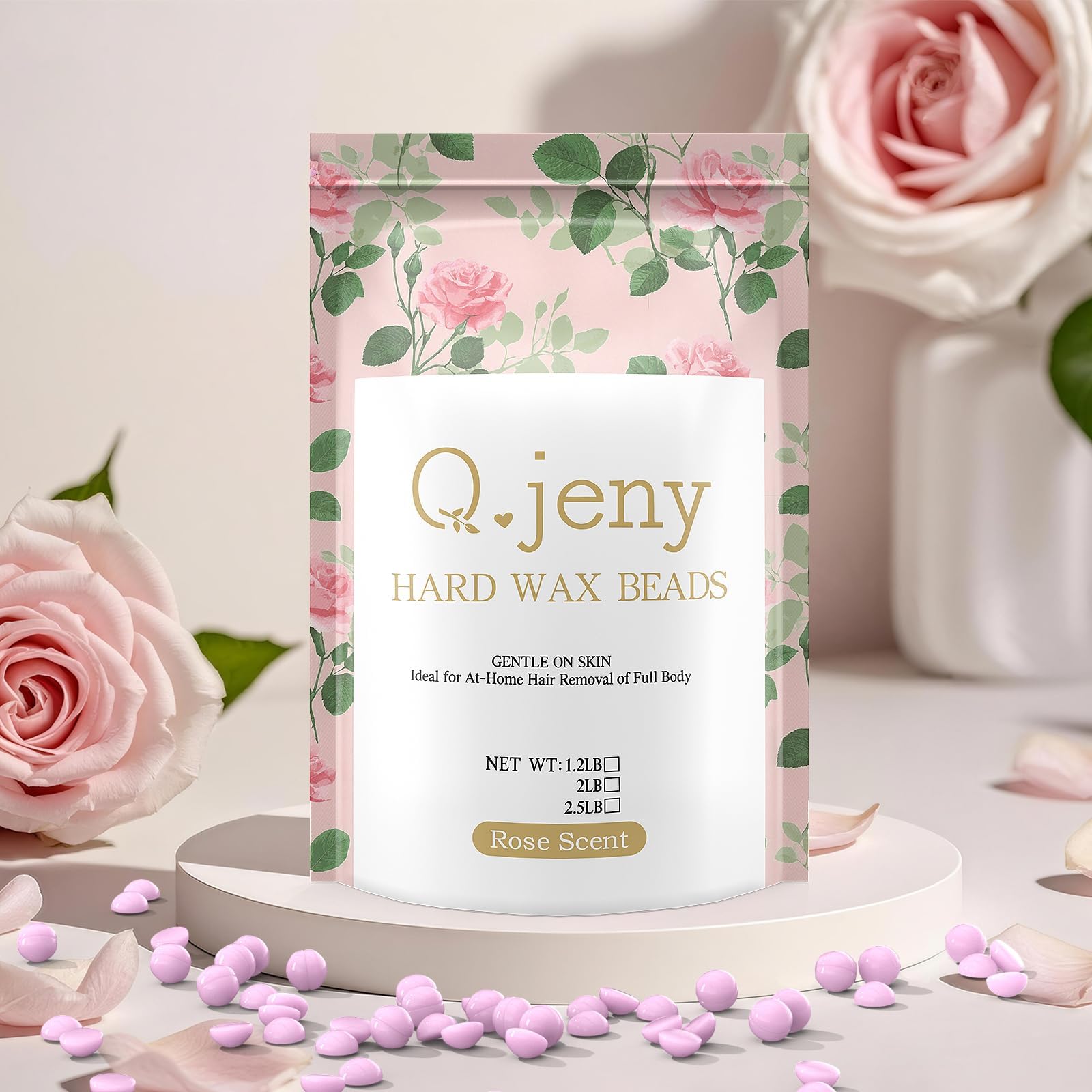 Q.jeny smooth legs after waxing in lifestyle setting, displays long-lasting smoothness