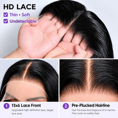 QJQHVES body wave texture detail showing soft bouncy waves and healthy sheen