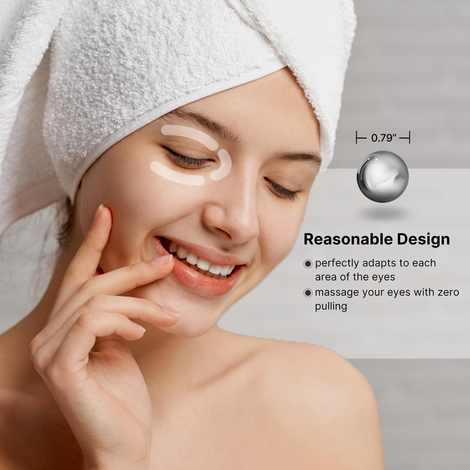 QooWo roller in hand demonstrating size and easy precise control benefit