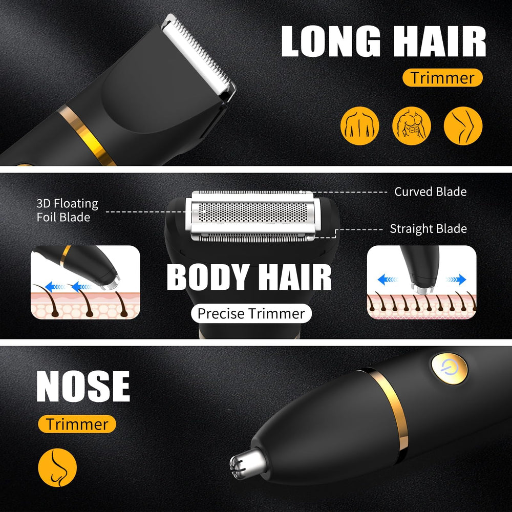 QREEX foil shaver detail for gentle, close shaves in sensitive groin and ball areas