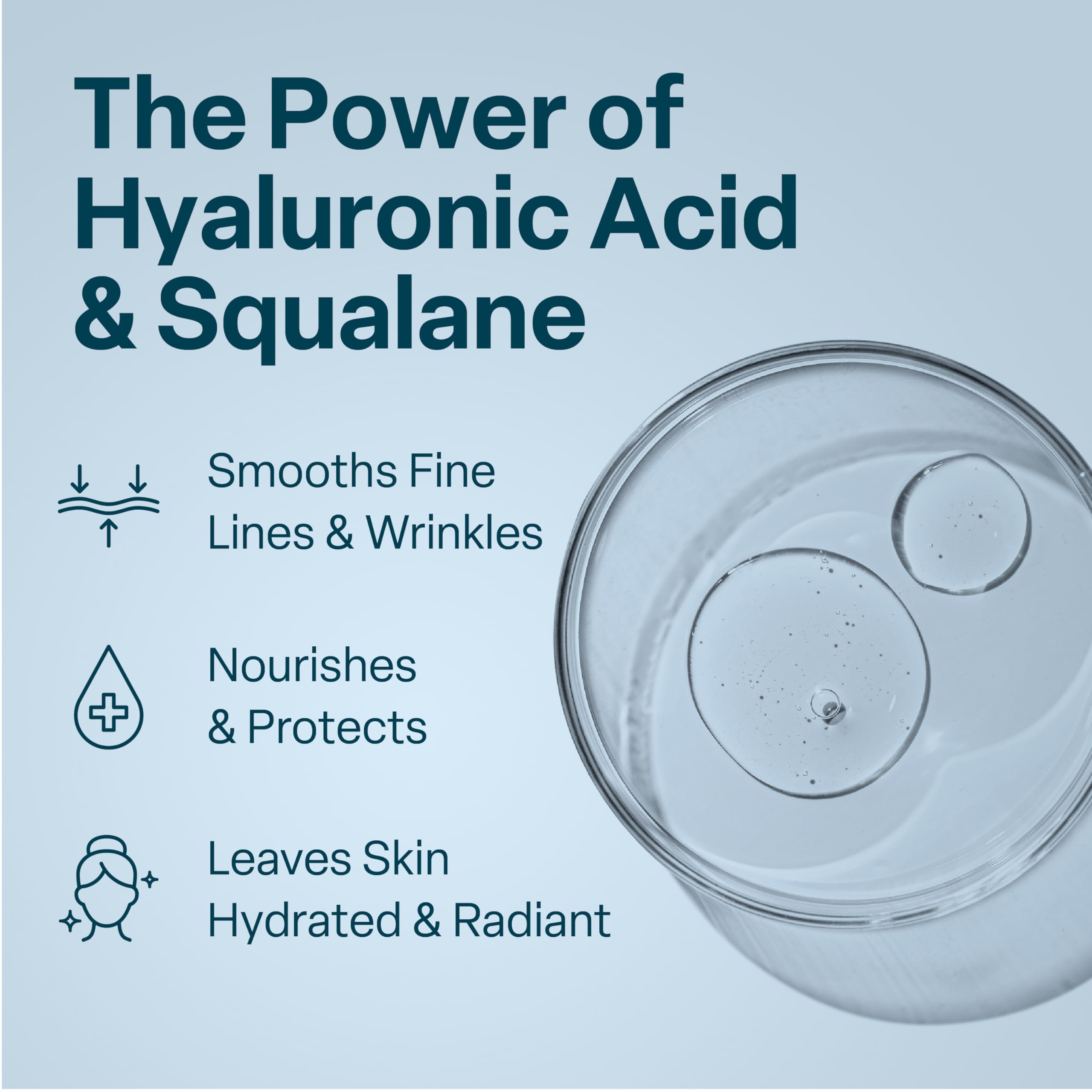 QRxLabs cream texture close-up revealing smooth, non-greasy hydration for fast absorption