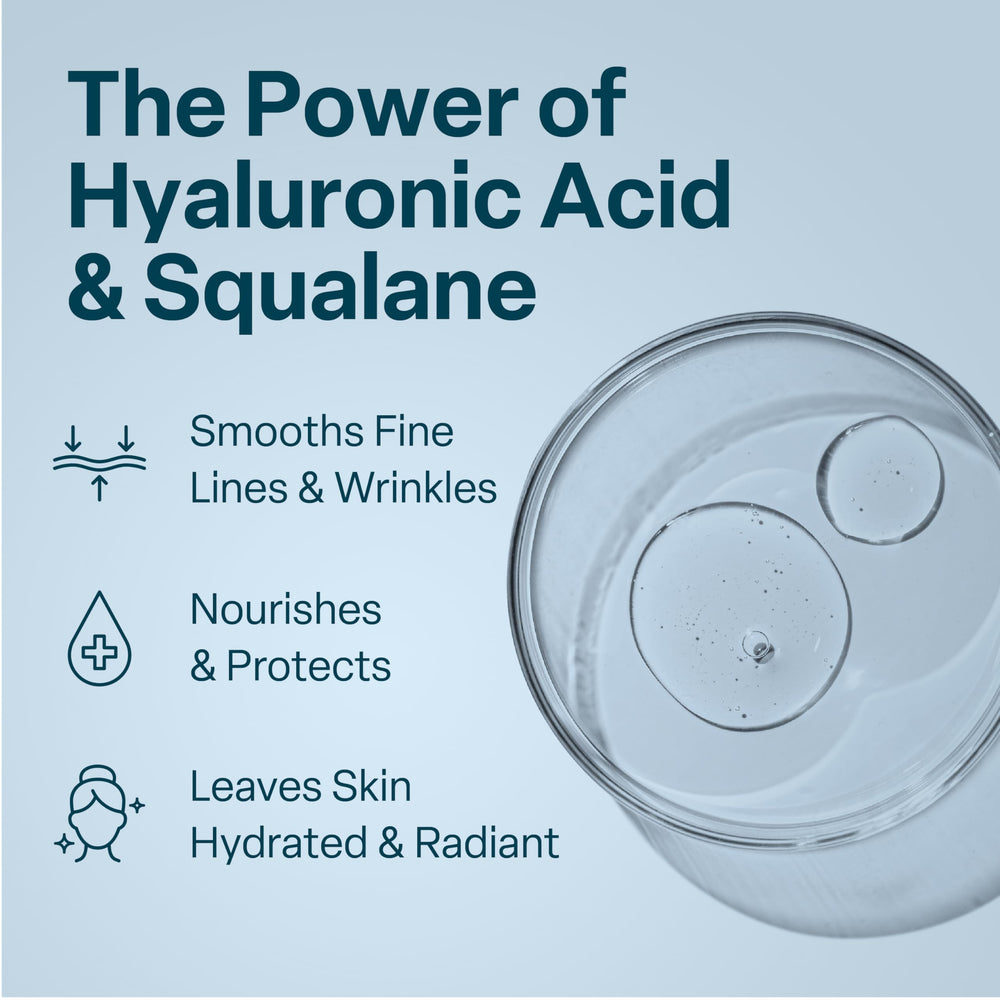 QRxLabs cream texture close-up revealing smooth, non-greasy hydration for fast absorption