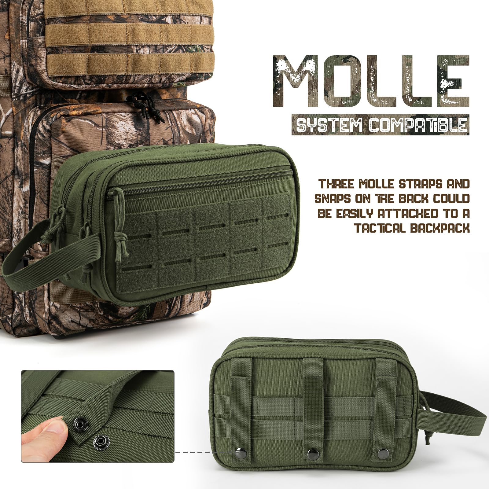 QT&QY side handle and rear straps for easy carry and attachment benefit