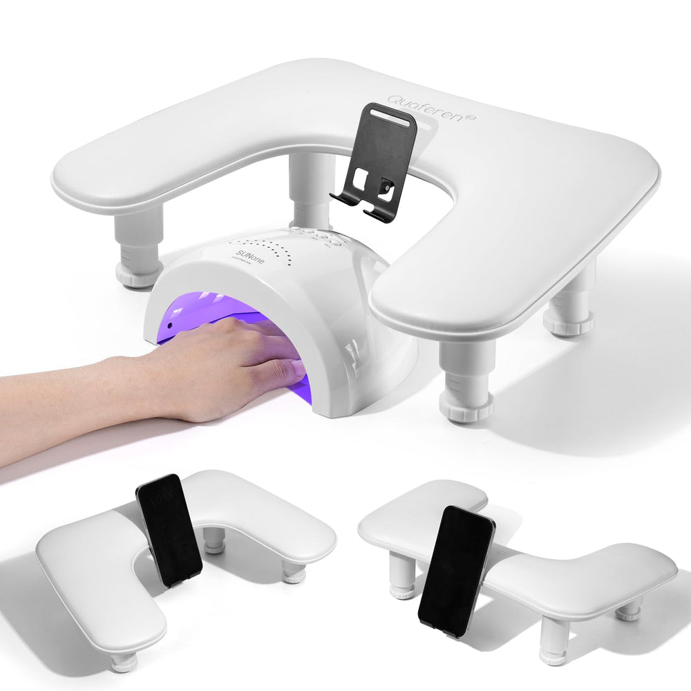 Quaferen front view of the arm rest showing stable ergonomic shape and comfort
