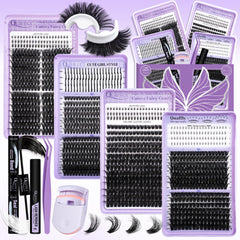 QUAFFLY front box and organized trays showing full kit benefits