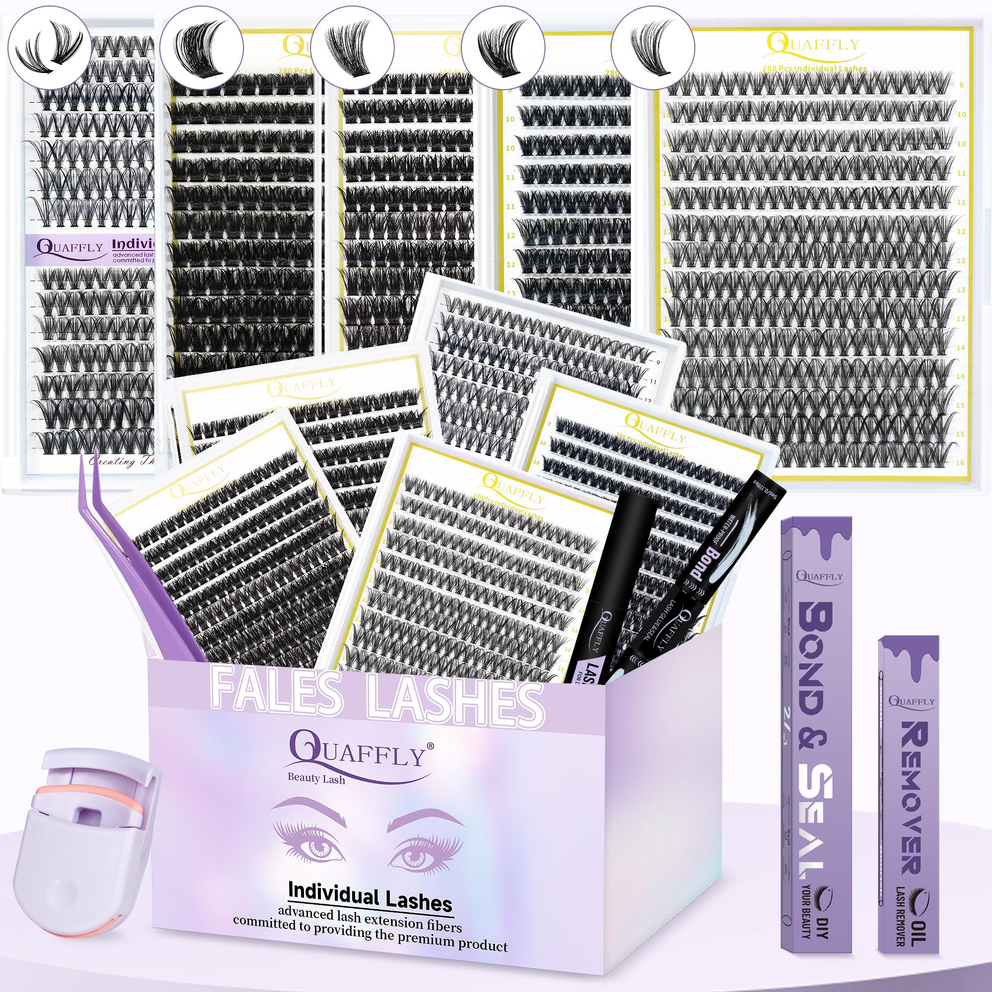 QUAFFLY front packaging showing full kit and organized tools benefit
