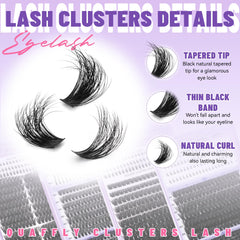 QUAFFLY spike and bottom lashes detail for creative accenting