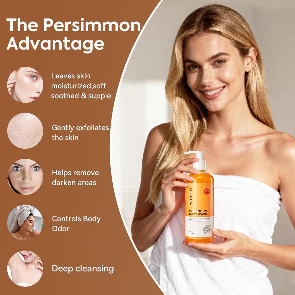 QualiLife bottle on bathroom shelf showing practical everyday placement