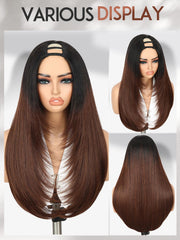 Quantum Love close-up yaki straight fiber texture for human-like softness