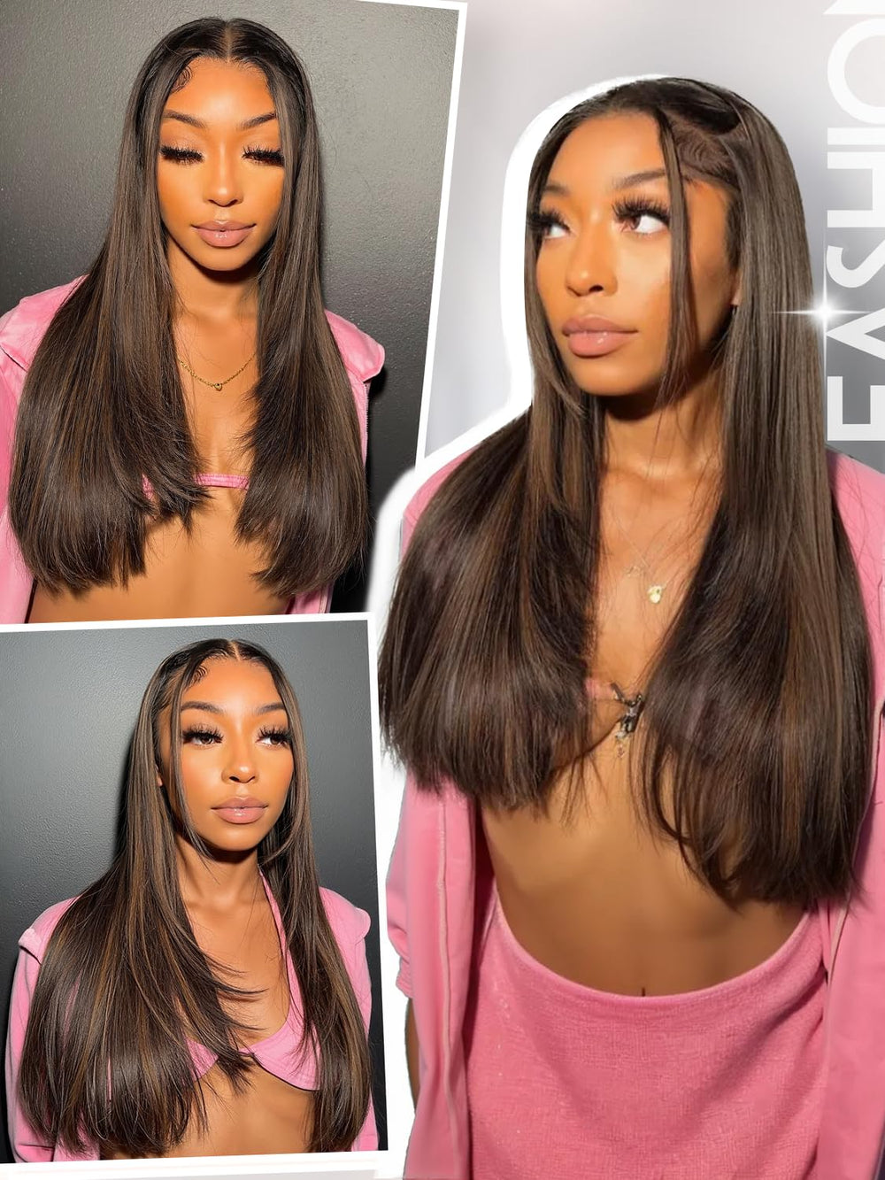 Quantum Love lifestyle image of wig styled with outfit for everyday confidence