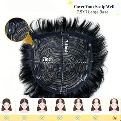Quazirpu styled on model showing natural look benefit