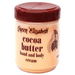 Queen Elizabeth cream texture close-up demonstrating rich cocoa butter hydration benefit