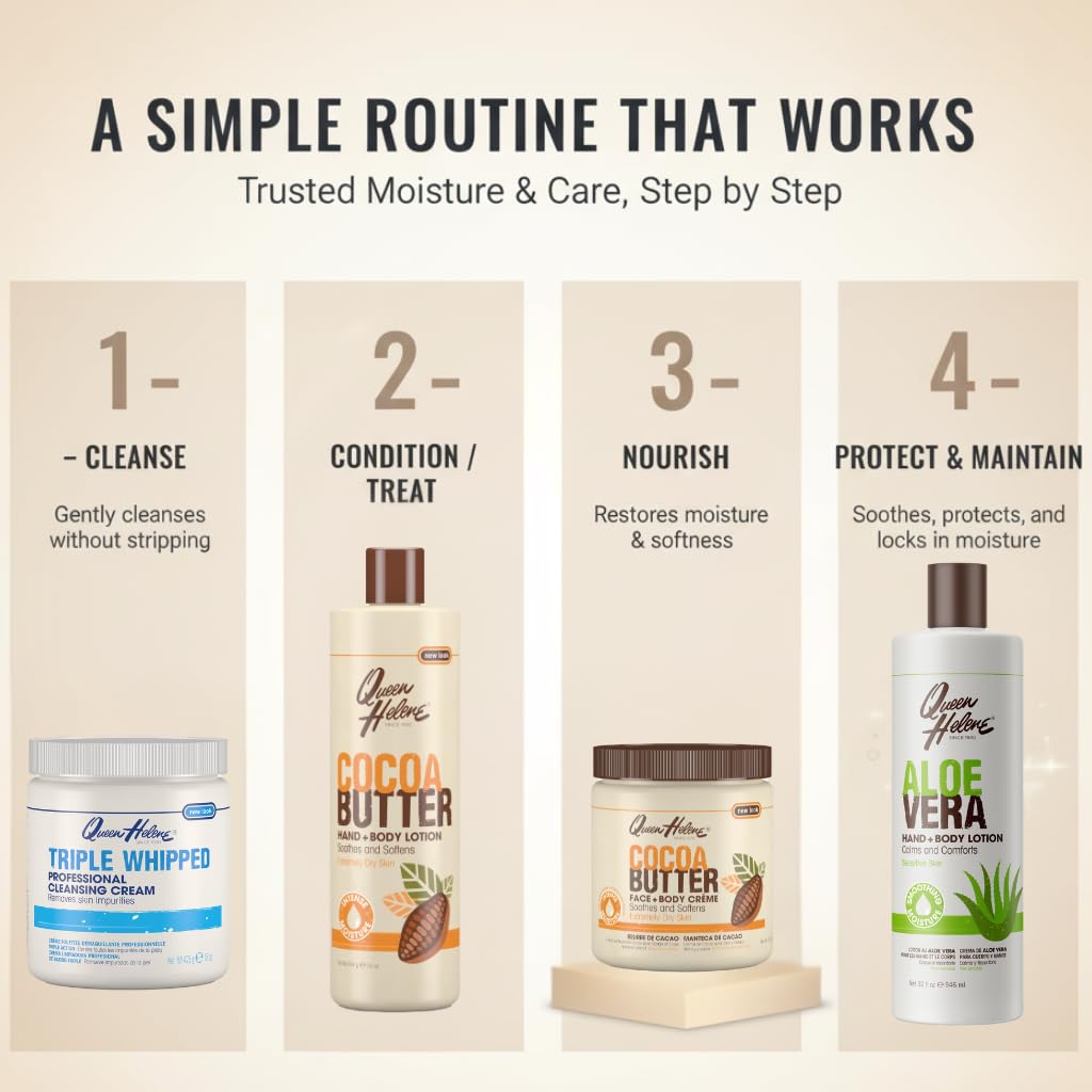 Queen Helene cream applied to an elbow for targeted hydration