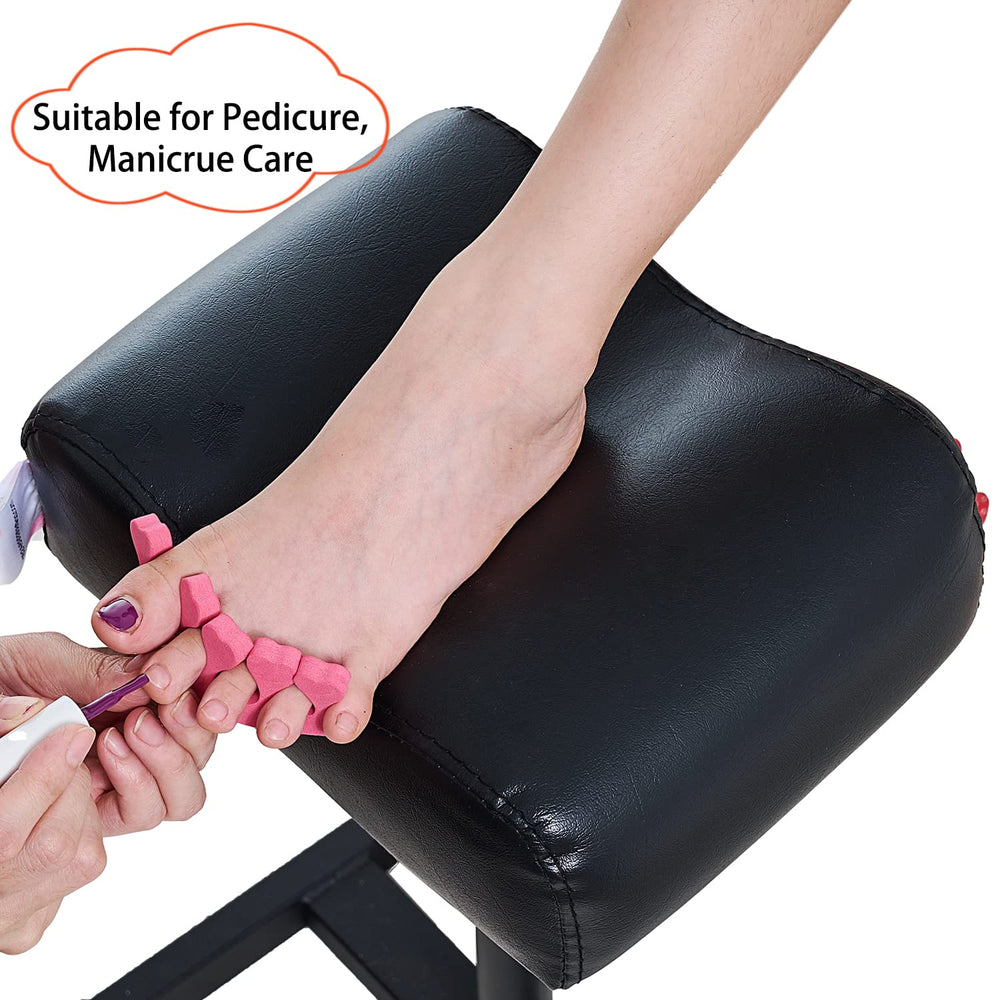 QUEESALN disassembled footrest pieces showing portability and simple assembly