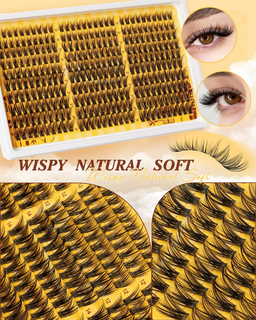 QUEWEL close-up of C-curl cluster texture showing soft lifelike fibers