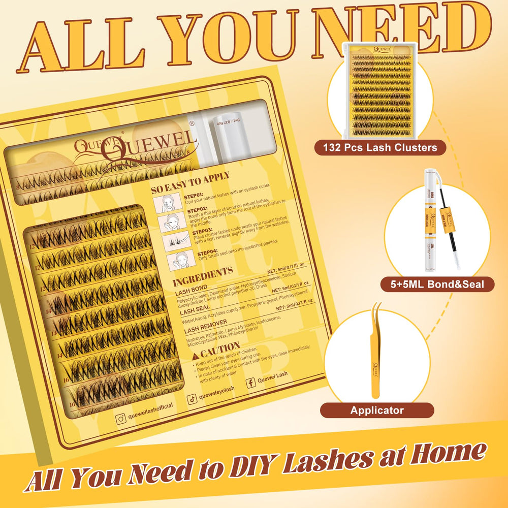 QUEWEL cluster next to ruler showing precise size and scale