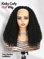 quickwig close-up of kinky curly texture for realistic blend