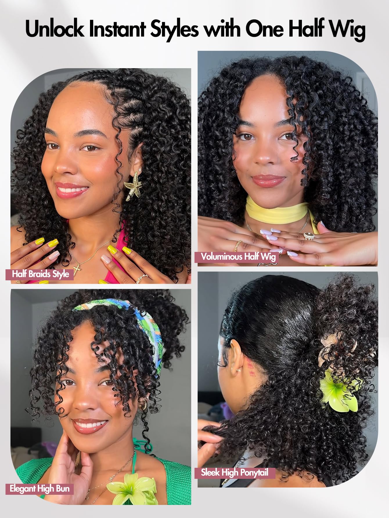quickwig high ponytail conversion demonstrating secure hold