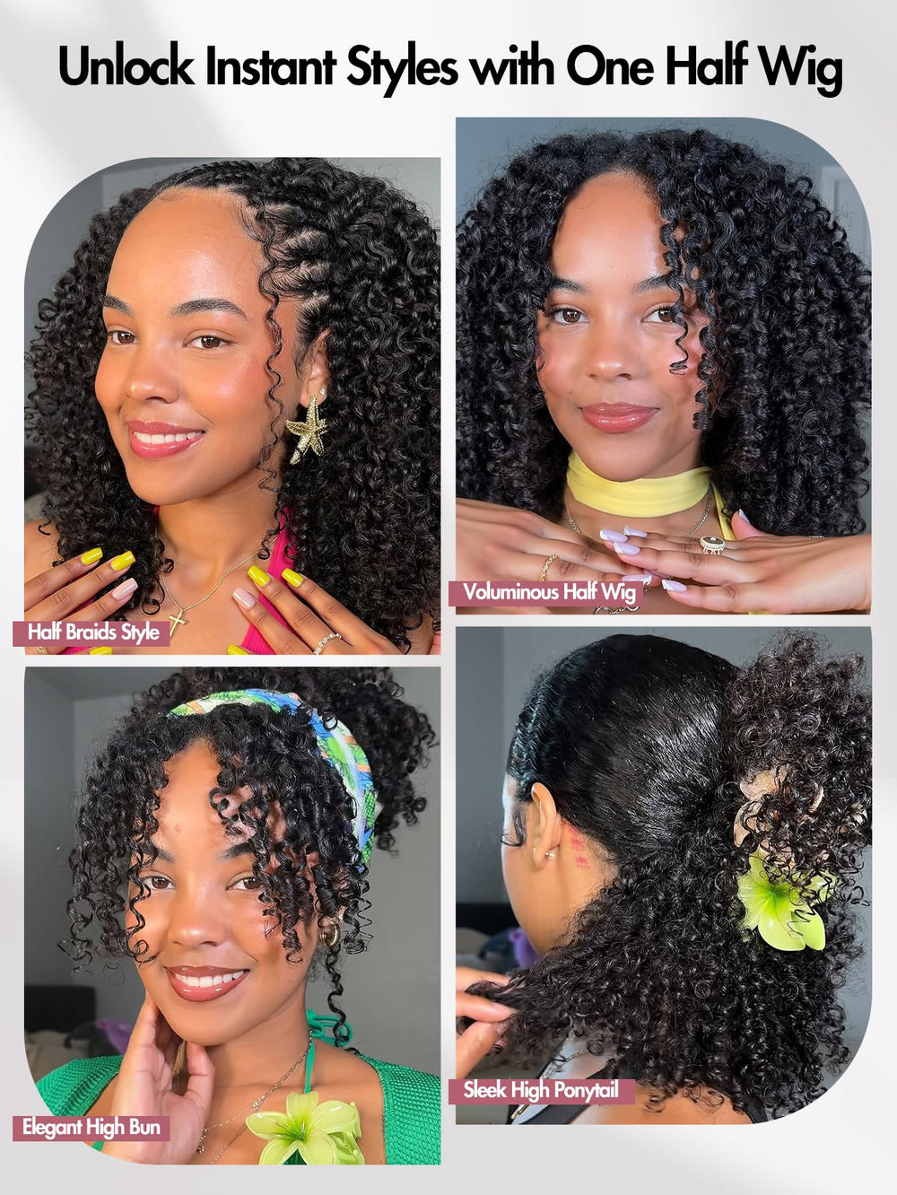 quickwig high ponytail conversion demonstrating secure hold