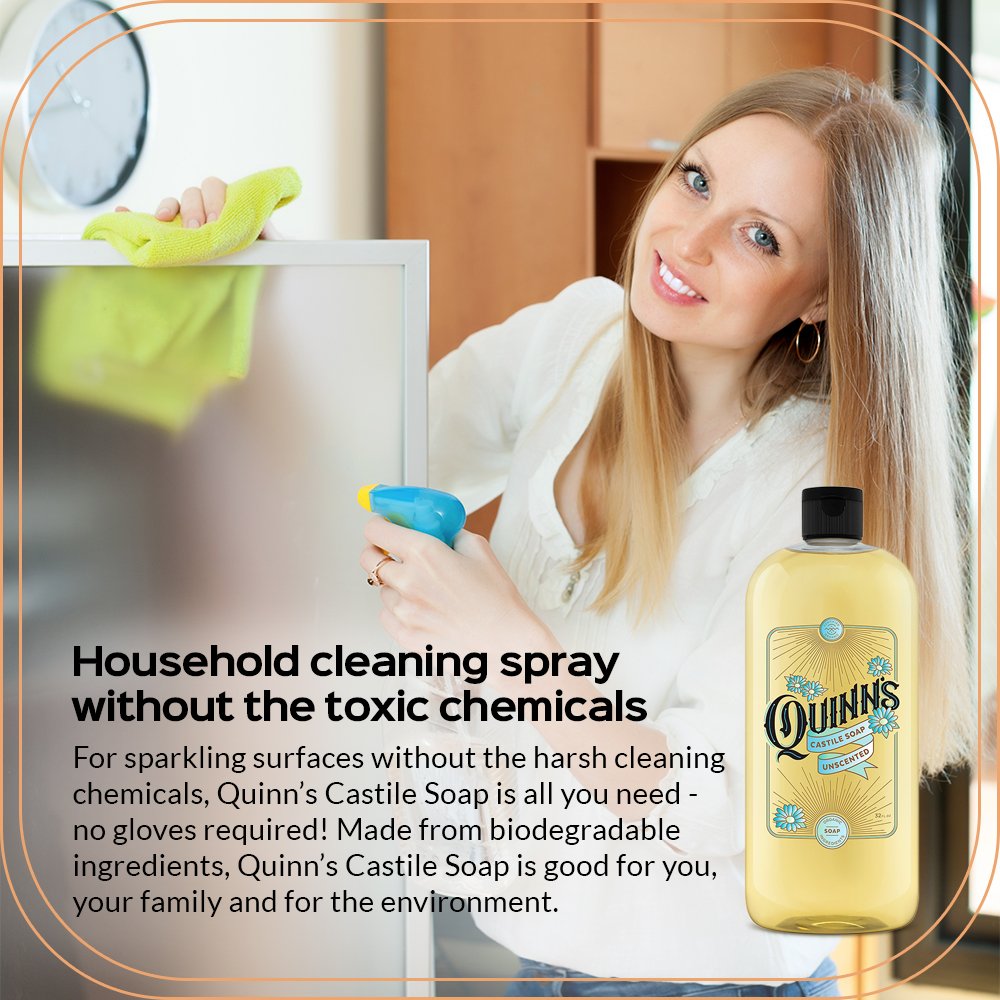 Quinn's soap dispensed into hand showing gentle cleansing action