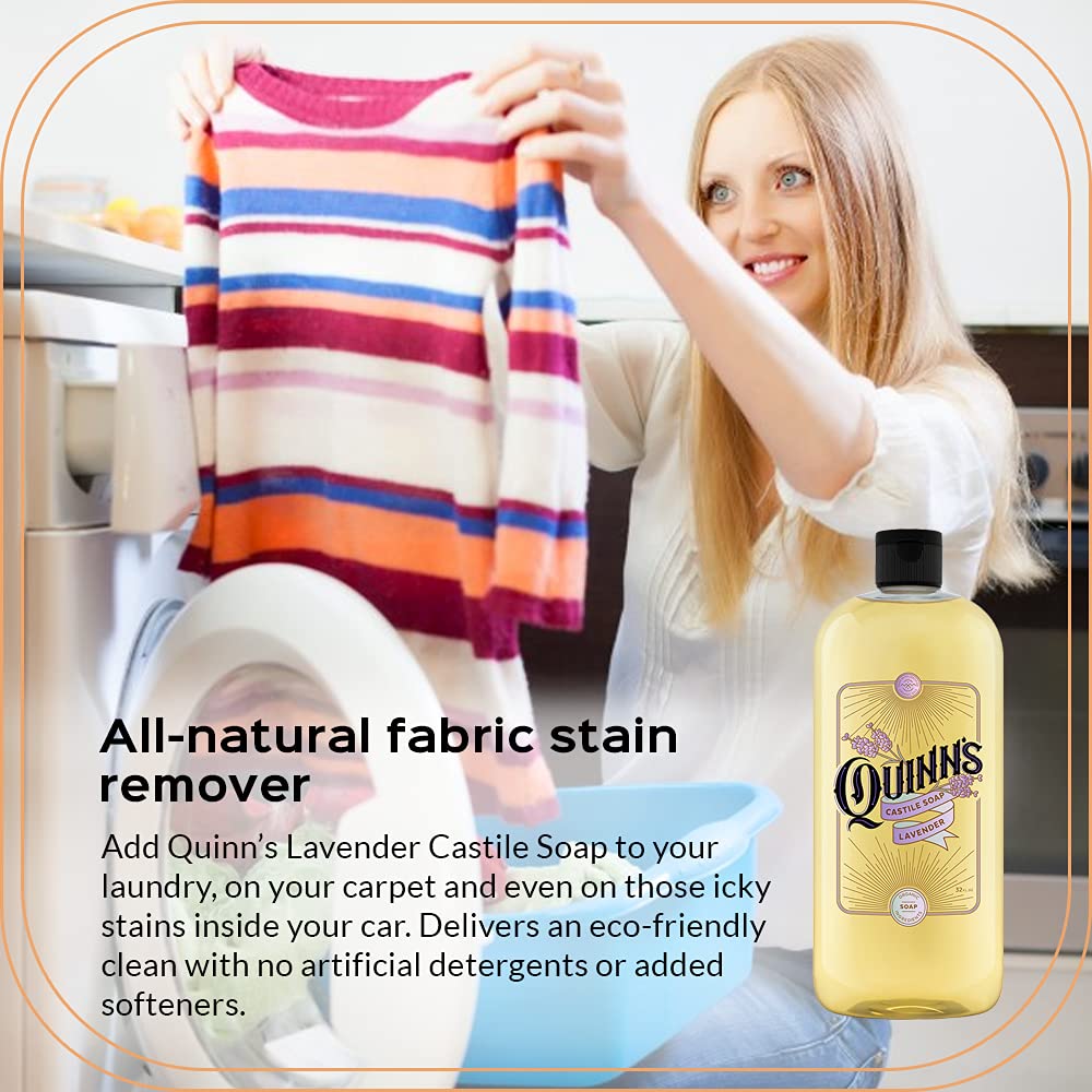 Quinn's used cleaning kitchen counter demonstrating multiuse degreasing benefit