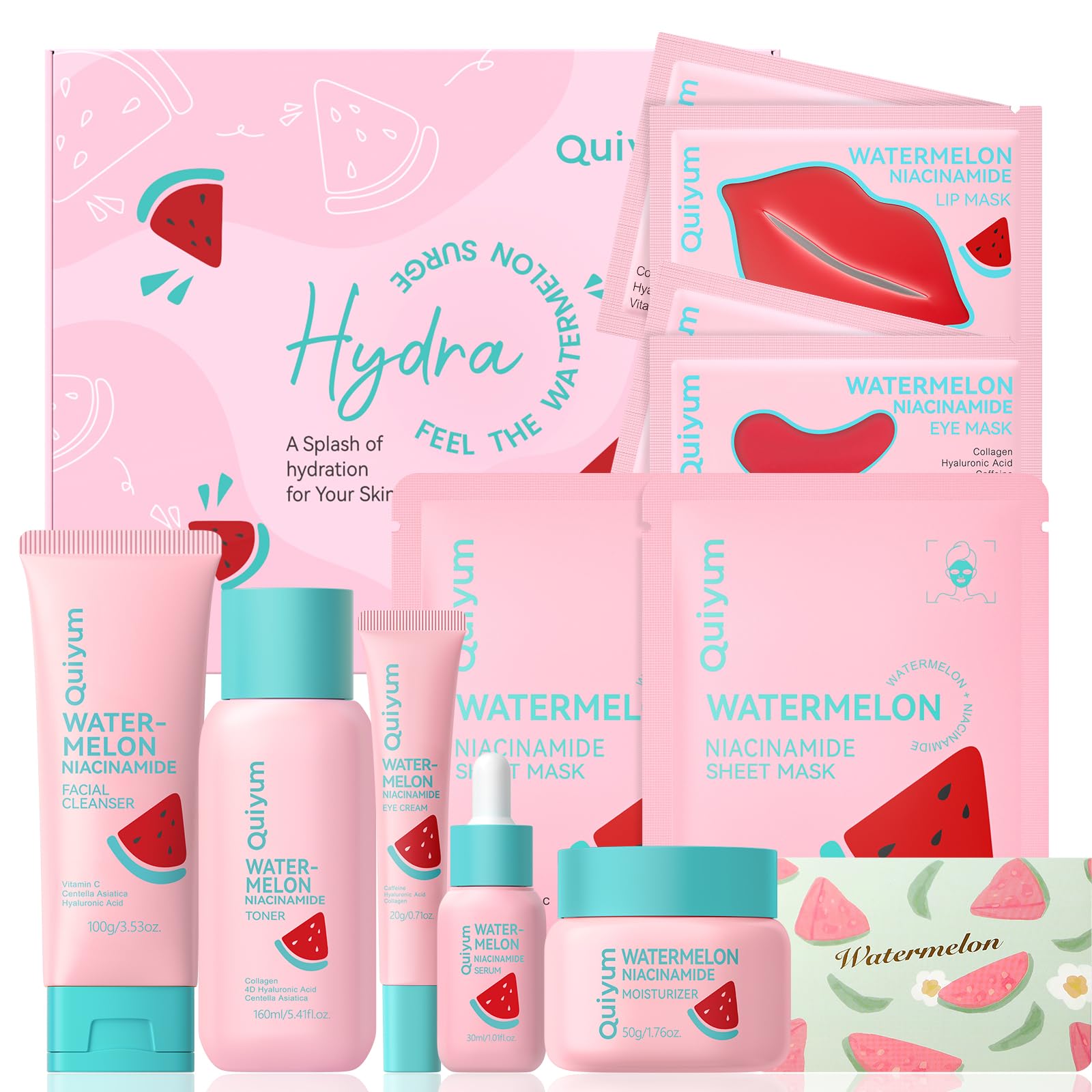 QUIYUM front packaging showing full 11-piece set and gift-ready appeal
