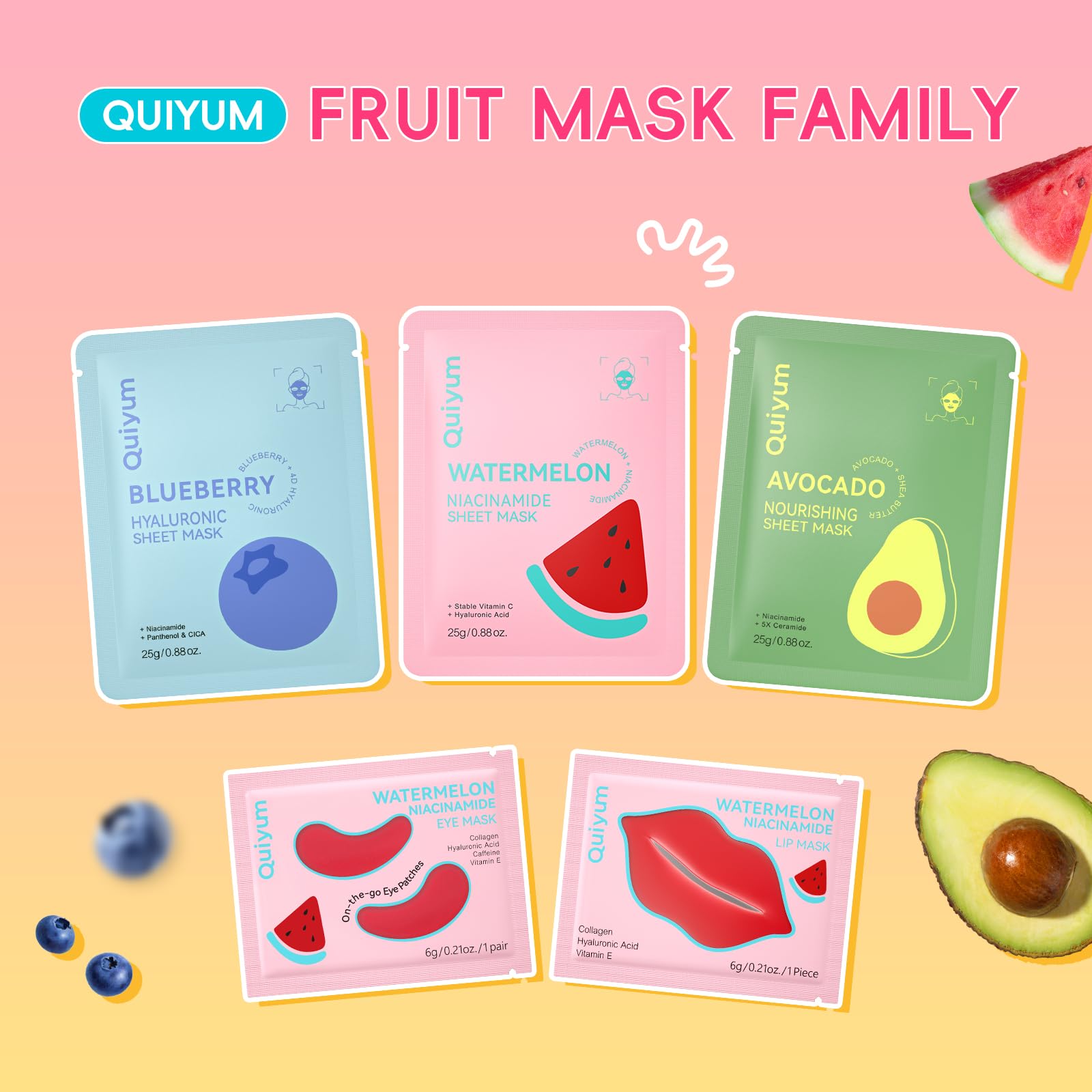 QUIYUM size comparison in hand showing compact sachet and easy storage