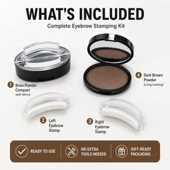 Quorvix dual shades open to show dark and light brown options for shade matching benefit