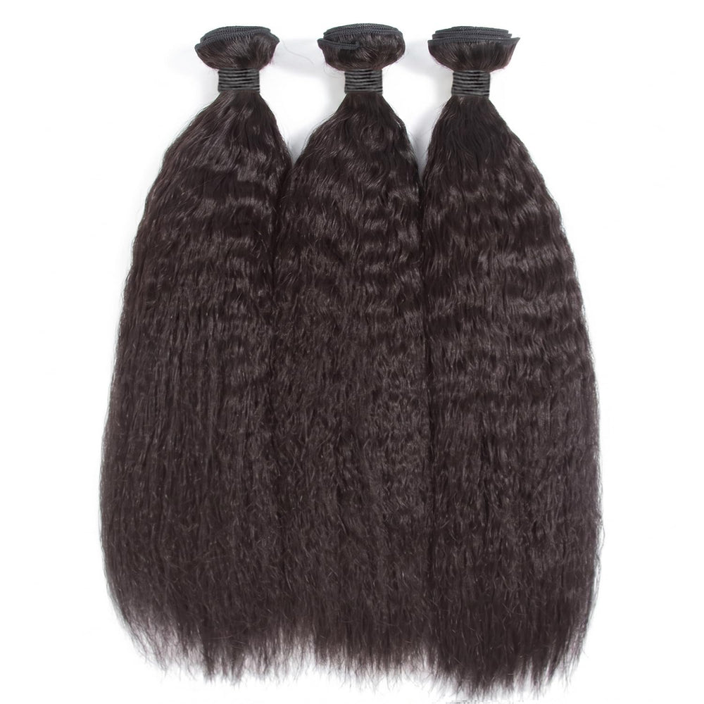 QURTQUT close-up of yaki straight cuticles providing soft blend benefit