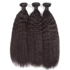 QURTQUT close-up of yaki straight cuticles providing soft blend benefit